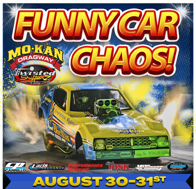 59th annual Twisted Shifterz Labor Day Weekend Classic - FUNNY CAR CHAOS